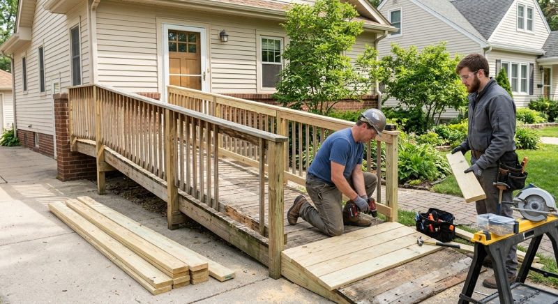 Wood Ramp Repair in Overland Park, KS